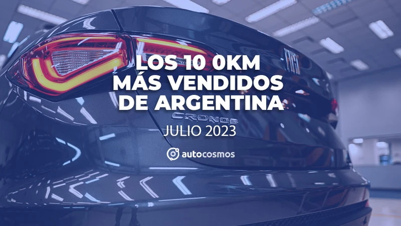 Los 10 autos más vendidos en Argentina en julio de 2023