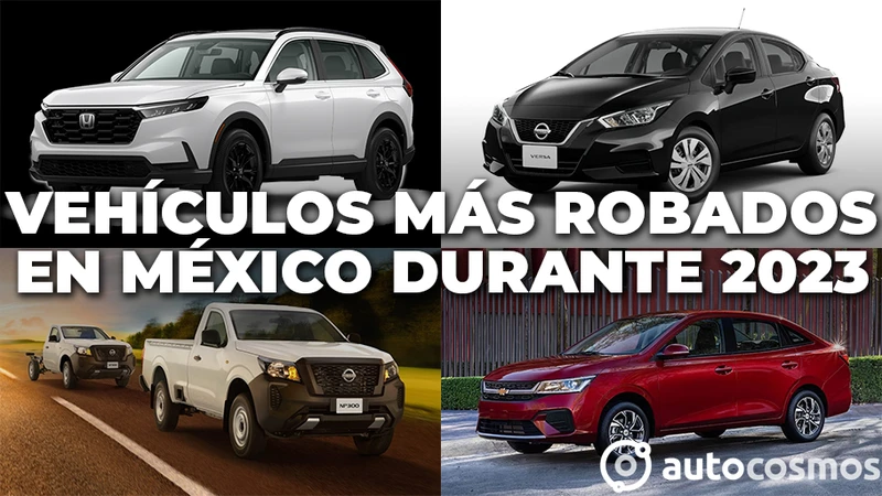 Los vehículos más robados en México durante 2023