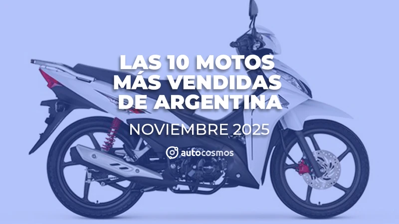 Las motos 0km más vendidas de Argentina en noviembre de 2025