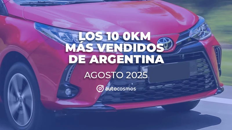 Los 0km más vendidos de Argentina en agosto de 2025