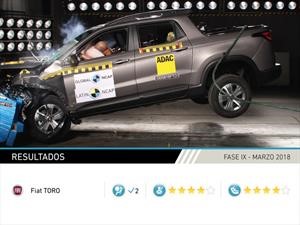 Cuatro estrellas para la FIAT Toro en las pruebas Latin NCAP