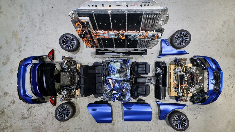 BMW apuesta por el reciclaje de vehículos y baterías