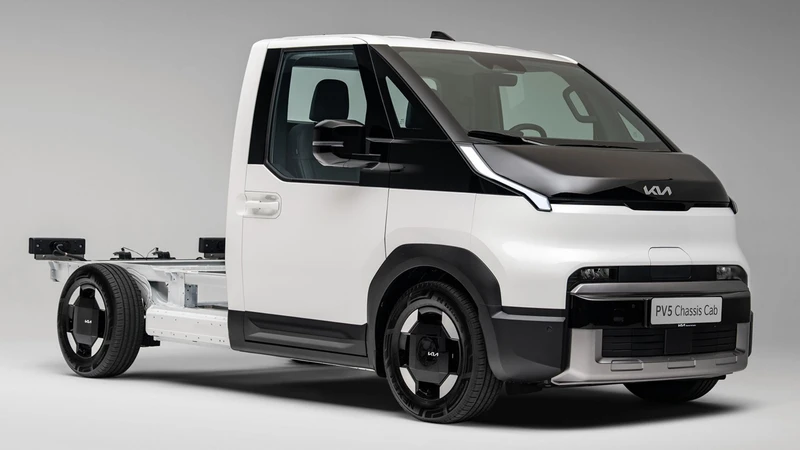 Kia PV5 Chassis Cab, un eléctrico pensado en conversiones