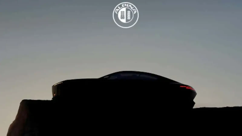 Alpina mostró un teaser de lo que parece ser su primer coupé de lujo