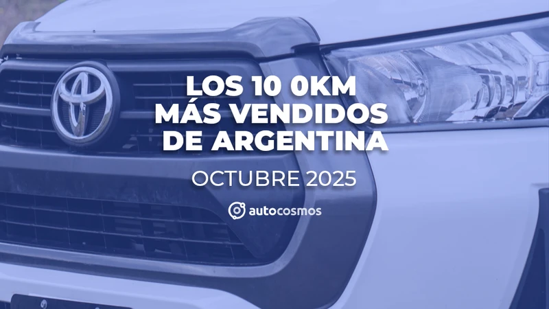Los 0km más vendidos de Argentina en octubre de 2025