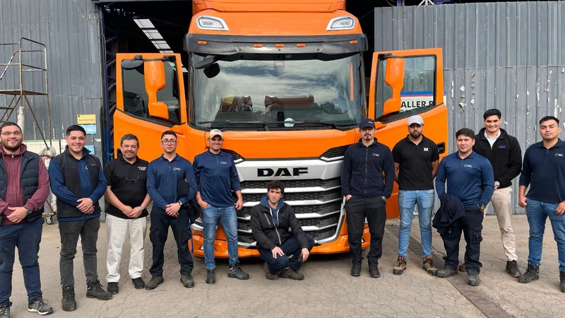 SKC realizó capacitación técnica y operacional de sus nuevos camiones DAF NGD