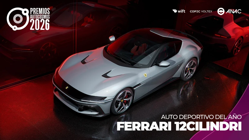 Premios Autocosmos 2026: el Ferrari 12Cilindri es el Auto Deportivo del Año