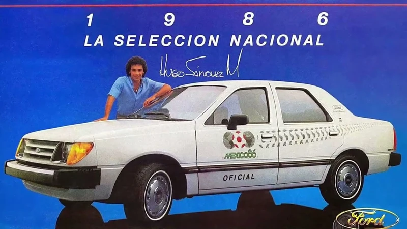 ¿Sabías que el Ford Topaz fue el auto oficial del Mundial de Futbol México 86?