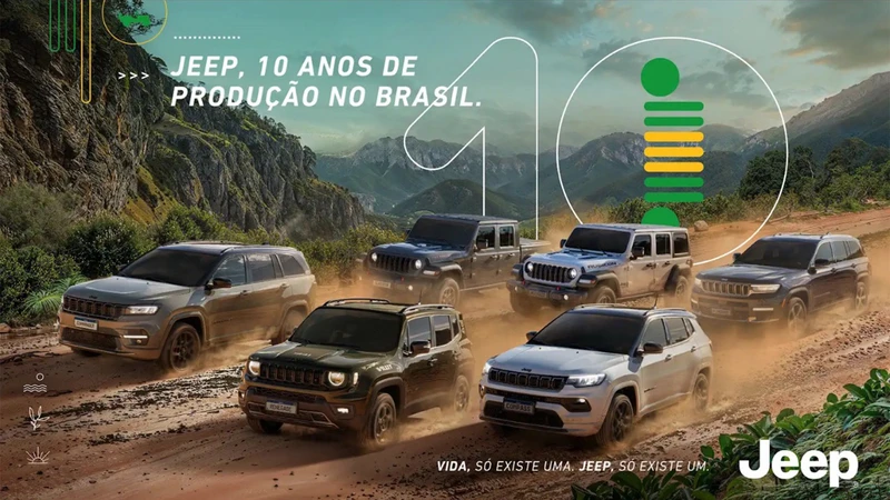Jeep cumple 10 años de producción en Brasil