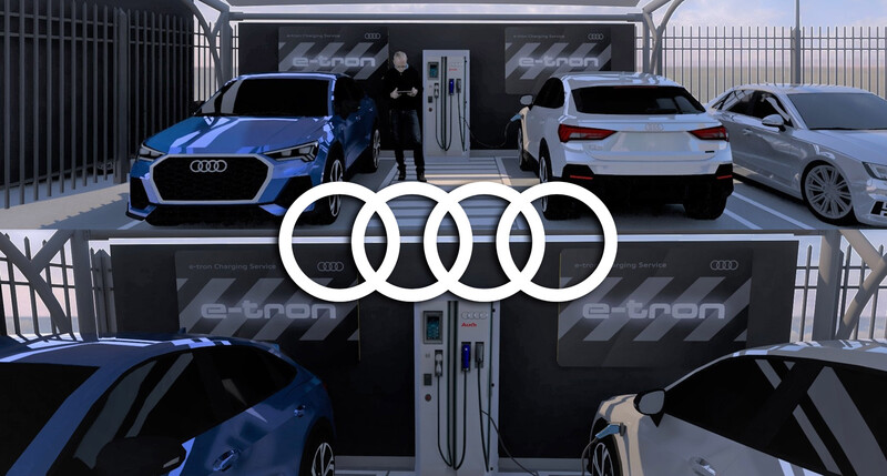 Audi inaugura estaciones de carga eléctrica en Argentina