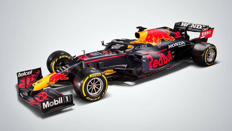 Así luce el nuevo Red Bull RB16B-Honda de Checo Pérez