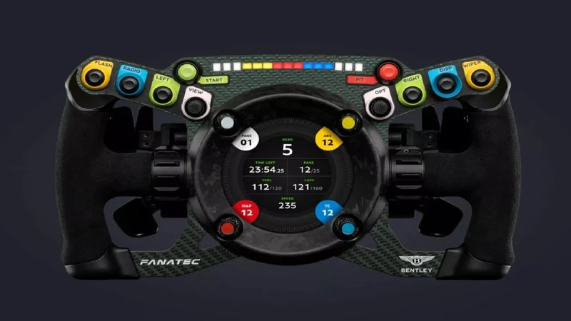 Fanatec y Bentley desarrollan volante para Playstation idéntico al real