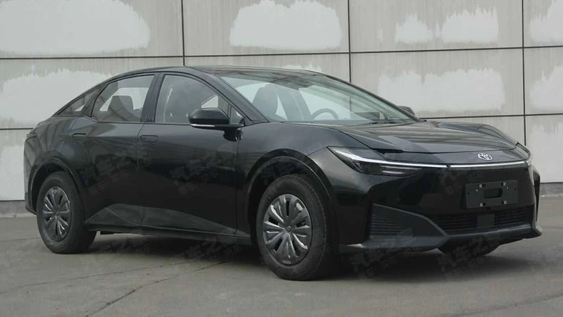 This could be the electric model based on the Toyota Corolla