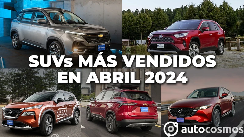 Los 10 SUVs más vendidos en abril 2024