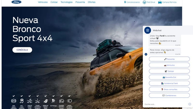 Ford Motor Colombia implementa nuevo canal digital