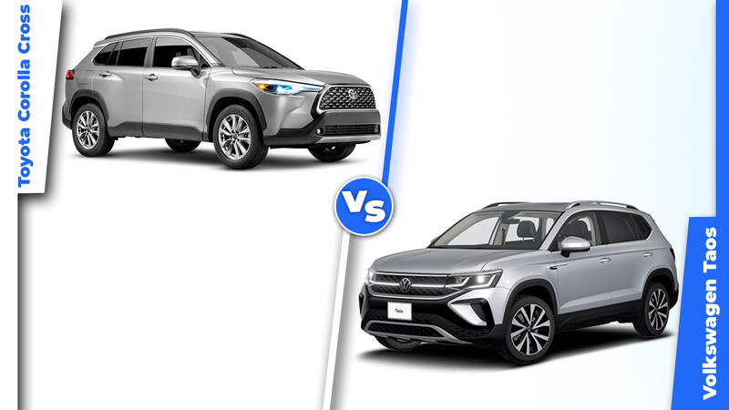 Toyota Corolla Cross 2022 VS Volkswagen Taos 2022 ¿Cuál te da más por tu dinero?