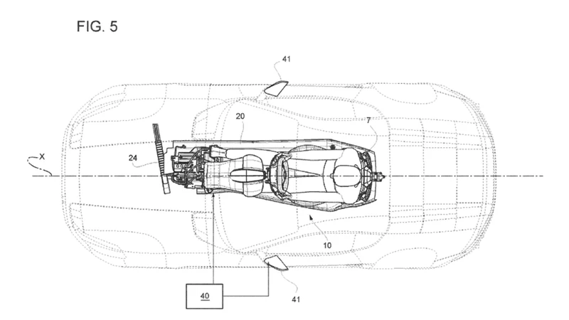 Ferrari patenta asiento deslizable que permite manejar en cualquier lado del vehículo
