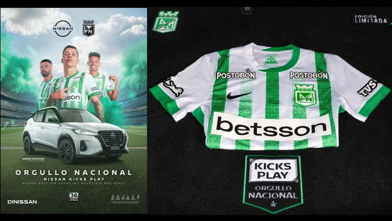 Nissan celebra los 36 títulos de Atlético Nacional