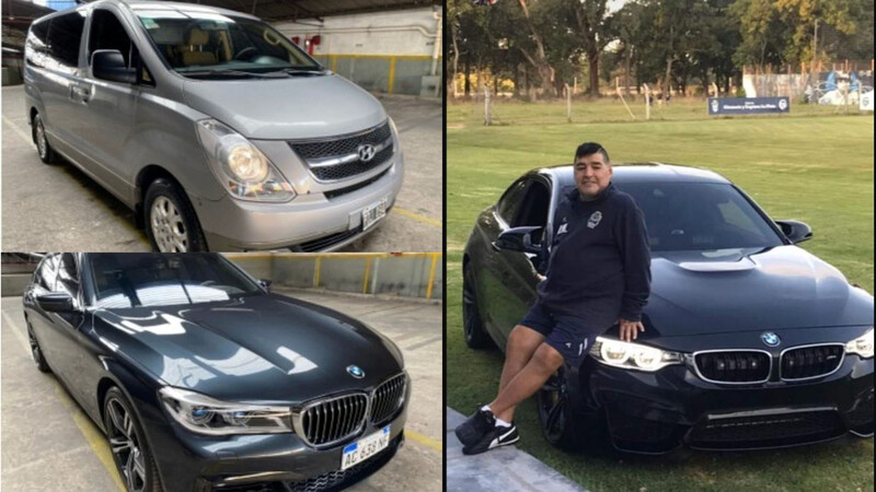 Salen a subasta los BMW de Diego Maradona junto con otros bienes