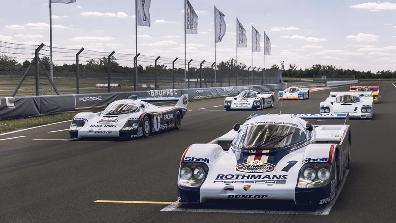 Porsche celebra los 40 años del 956, el auto de carreras del siglo