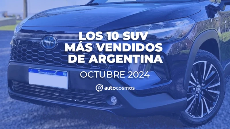 Los SUV más vendidos de Argentina en octubre de 2024