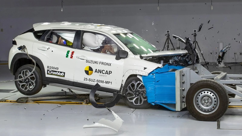 Suzuki Fronx obtiene solo una estrella en pruebas de seguridad ANCAP