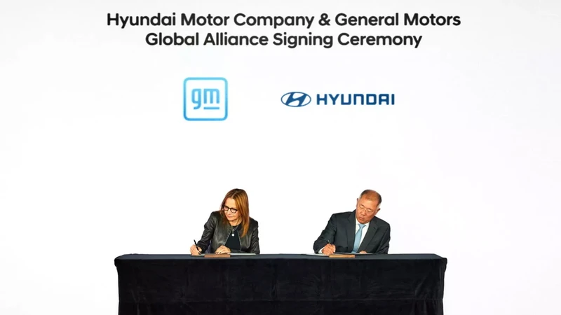 General Motors y Hyundai estudian posible alianza para desarrollar autos con piezas compartidas