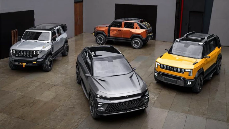 Mahindra revela su nueva plataforma multienergía con cuatro nuevos conceptuales
