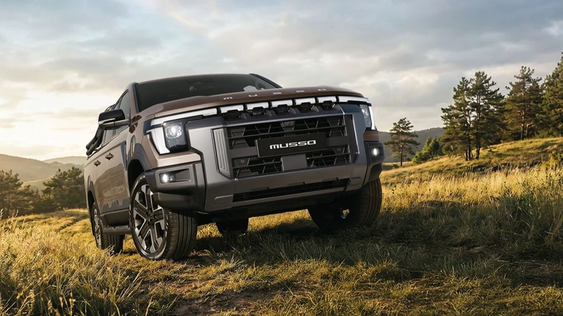 KGM presentó la nueva cara de su conocida Musso 2026