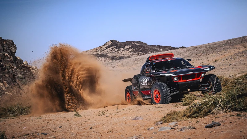 Rally Dakar 2024: Etapa 9, Audi trabaja en equipo para Sainz