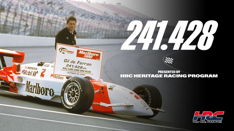 241.428, la docuserie de Honda Racing que rinde homenaje al récord impuesto por Gil de Ferran