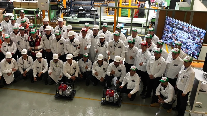 Honda alcanza 10 años de producción de motobombas en su planta de México