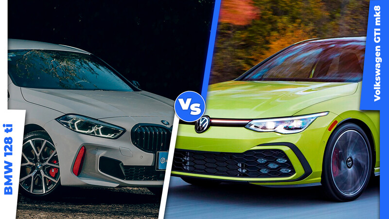 Volkswagen Golf GTI MK8 vs BMW 128 TI ¿Cuál de los dos es mejor hot hatch?