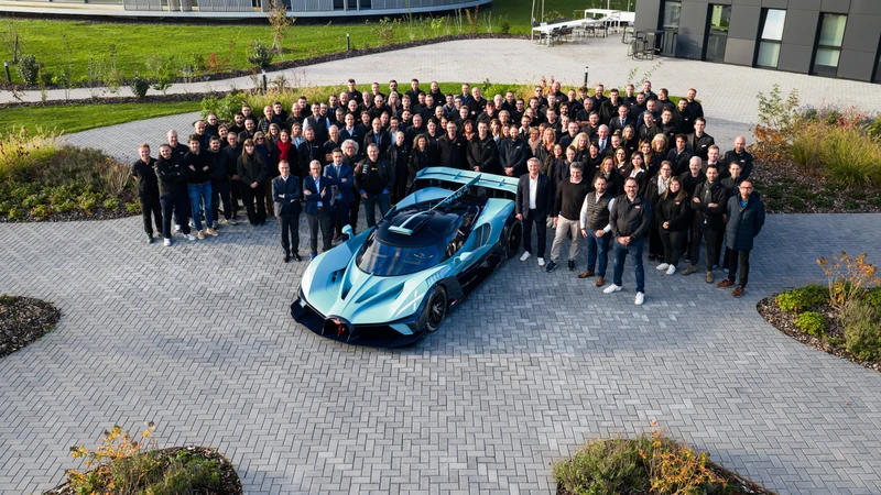 Bugatti finaliza producción de Bolide, su hiperdeportivo exclusivo de pista