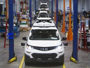 Chevrolet Bolt EV autónomos salen de línea de producción