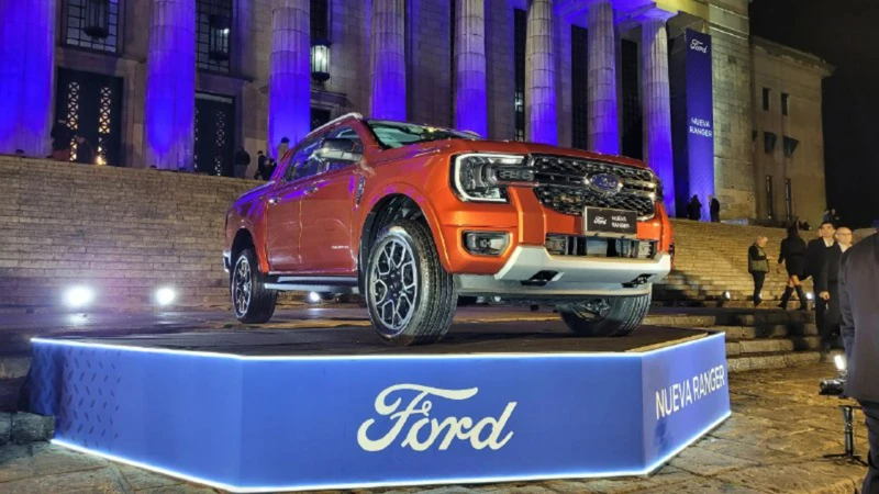 Nueva Ford Ranger se muestra en Argentina previo a su lanzamiento
