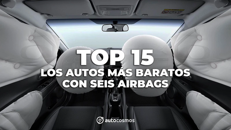 Top 15: estos son los autos más baratos de Chile con seis airbags