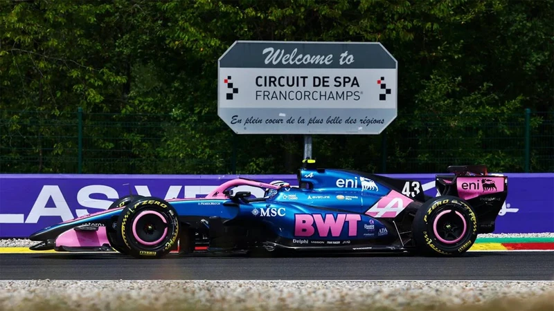 Franco Colapinto terminó en los puntos en el GP  de Bélgica 2026