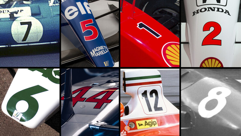 ¿Cuáles son los números más exitosos de la historia de la F1?