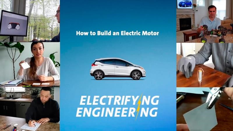 GM enseña a los jóvenes a construir un auto eléctrico