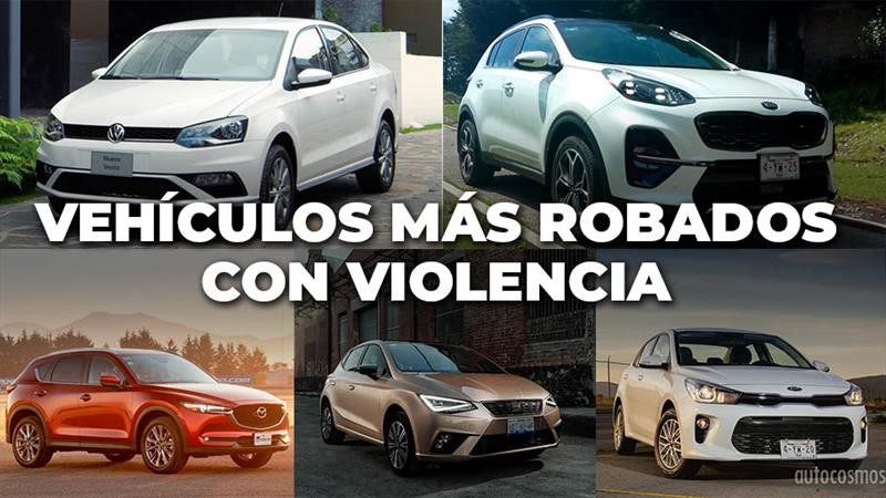 Los autos más robados con violencia de marzo 2019 a febrero 2020 en México