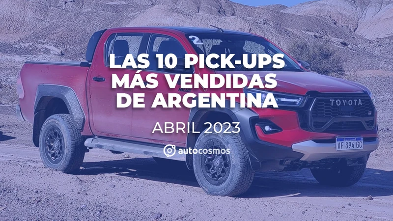 Las 10 pickups más vendidas en Argentina en abril de 2023