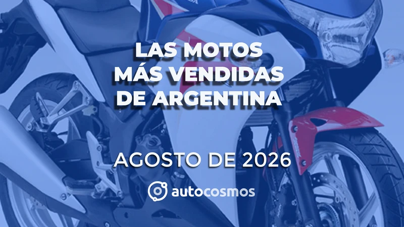 Las motos más vendidas de Argentina en agosto de 2026