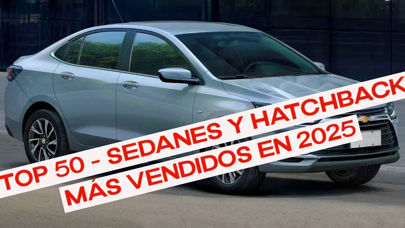 TOP 50 – Sedanes y hatchback más vendidos en Colombia 2025