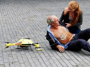 A medio paso del drone ambulancia en Argentina