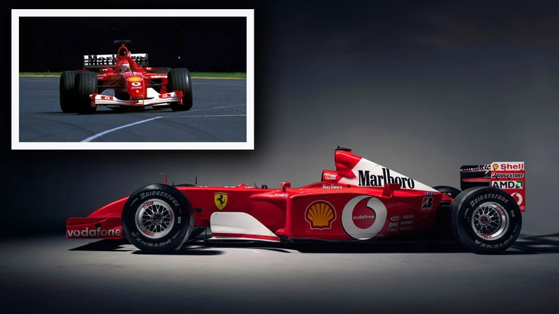 Ponen en venta una histórica Ferrari F1 de Michael Schumacher