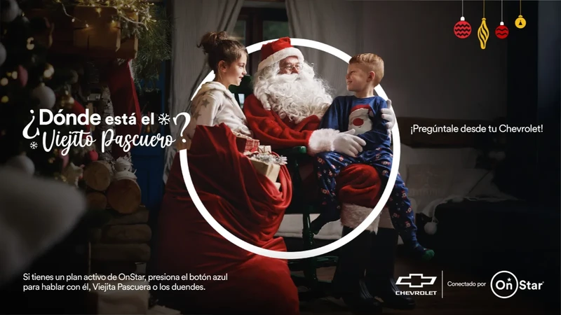 ¿Quieres hablar con el Viejito Pascuero? On Star de Chevrolet te permite hacerlo