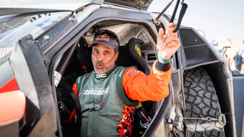 Rally Dakar 2026: Etapa 10, Nasser Al-Attiyah sacó toda la experiencia en las dunas
