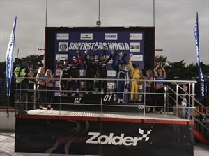 Steven Goldstein subió al podio en Zolder