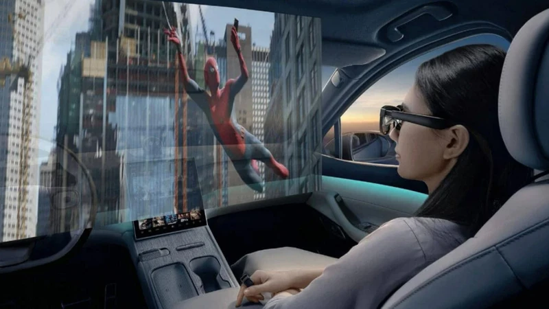 NIO lanza unos anteojos especiales para vivir la realidad aumentada dentro de sus vehículos